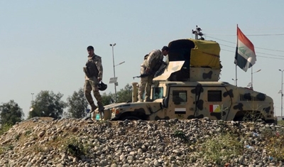 القوات العراقية تدمر الخطوط الدفاعية لداعش في قضاء الرطبة