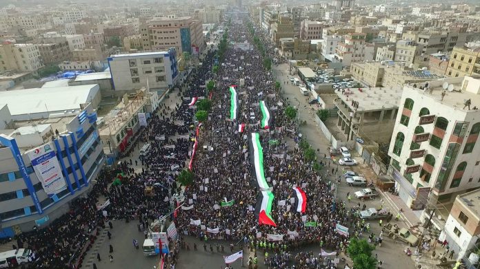 نصرة لفلسطين.. مسيرات كبرى بصنعاء يوم الاثنين