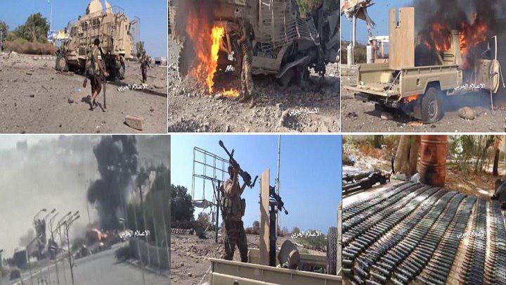 مشاهد نوعية لخسائر قوات العدو في قرية المنظر بالساحل الغربي