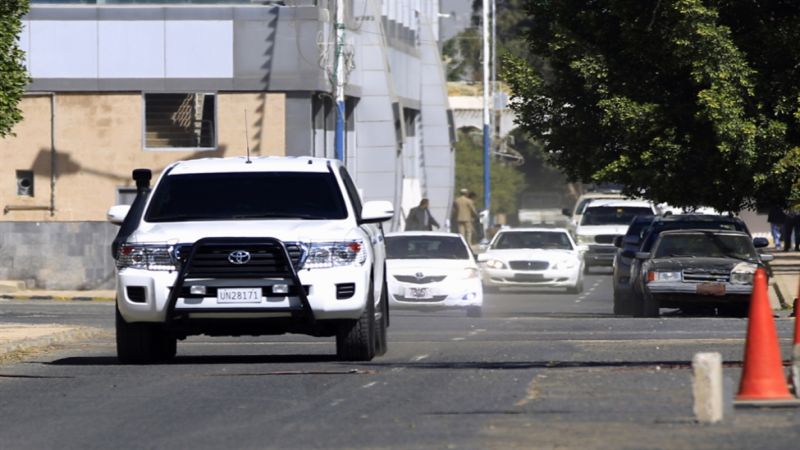 موكب الأمم المتحدة في الحديدة