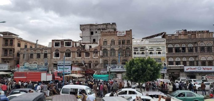 أمانة العاصمة: وفاة ثلاثة وإصابة أربعة إثر انهيار مبني بشارع خولان
