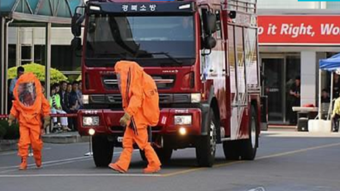 كوريا الجنوبية: إصابة 7 أشخاص بتسرب مادة كيميائية سامة من أحد المصانع
