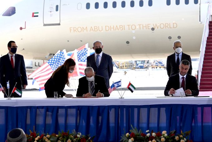 اتفاق الإمارات وإسرائيل وأمريكا
