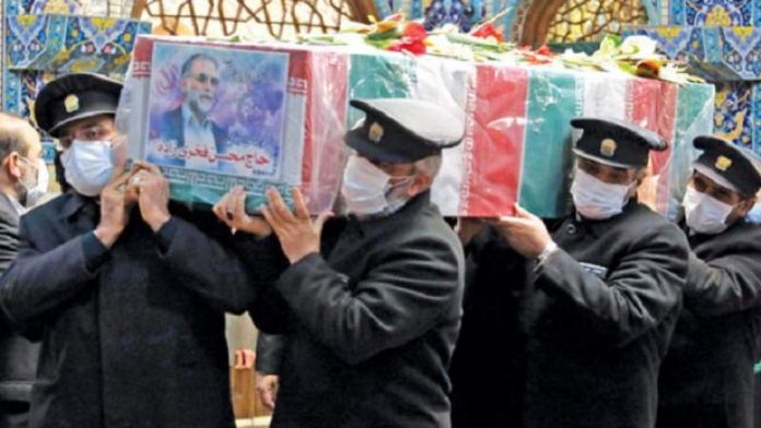 تشييع رسمي لجثمان العالم الإيراني فخري زادة في طهران