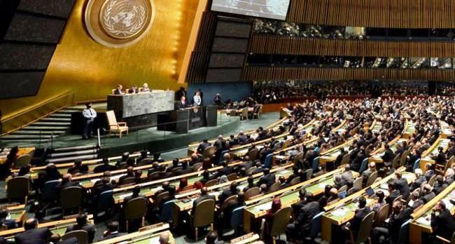 جمعية الأمم المتحدة تصوت بالأغلبية على حق الشعب الفلسطيني في تقرير المصير