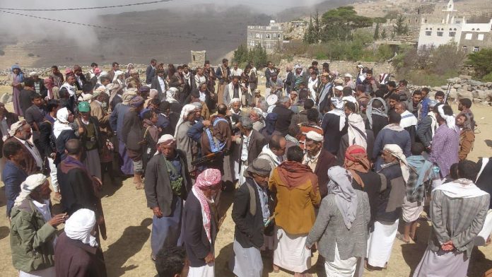 صلح قبلي ينهي قضية اعتداء على مواطن من عمران بمحافظه الحديده