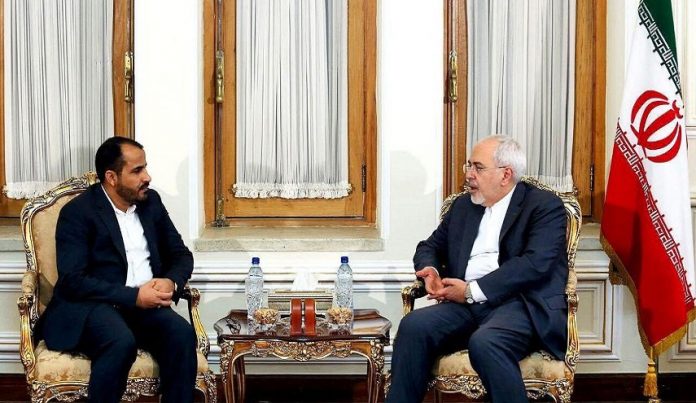 وزير الخارجية الإيرانية يلتقي رئيس الوفد الوطني محمد عبدالسلام