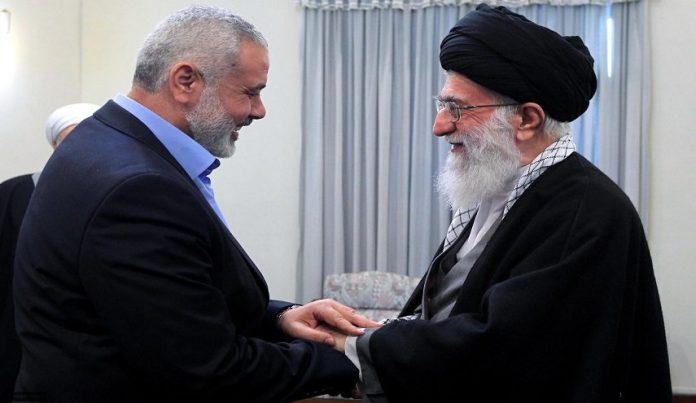 رئيس حركة حماس هنية يبعث برسالة إلى قائد الثورة الإسلامية الإيرانية