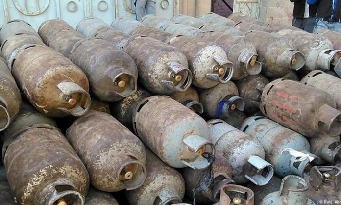 كشف توزيع الغاز للأحياء والمحطات في صنعاء ليوم الخميس