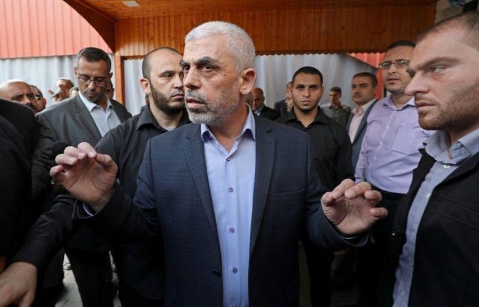 رئيس حركة حماس في قطاع غزة يحيى السنوار