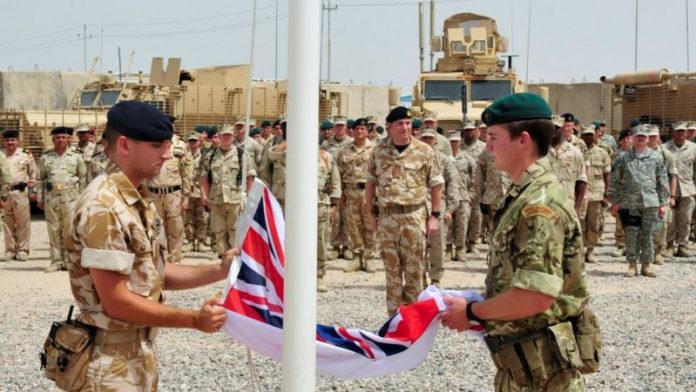 القوات البريطانية - غزو اليمن