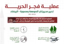 بالأرقام.. عملية فجر الحرية بمحافظة البيضاء “إحصائية دقيقة” عملية فجر الحرية بمحافظة البيضاء