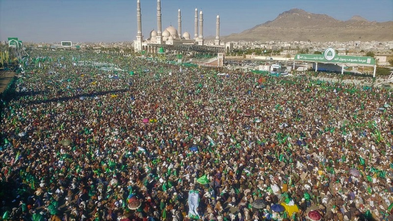 العاصمة صنعاء.. نساء اليمن تحتفل المولد النبوي بحشود كبير