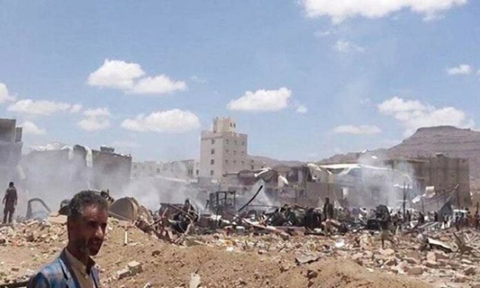 استشهاد واصابة 4 مواطنين في قصف العدوان اليوم للأحياء السكنية