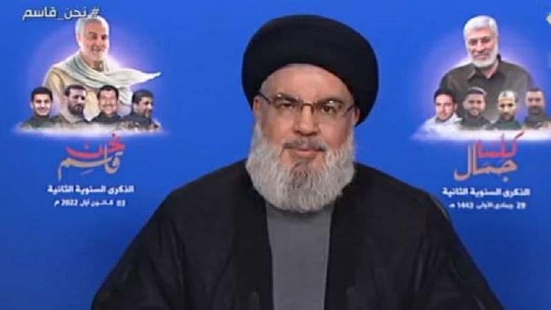السيد حسن نصرالله الحرب على اليمن وشعبه هي حرب أمريكية تنفذها السعودية