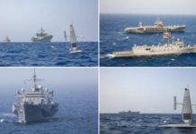 بوارج أمريكية تقترب من قصر المعاشيق في عدن بوارج أمريكية تقترب من قصر المعاشيق في عدن