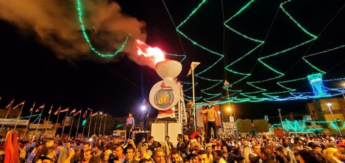 صنعاء تشهد حفل ايقاد شعلة العيد 60 لثورة 26 سبتمبر