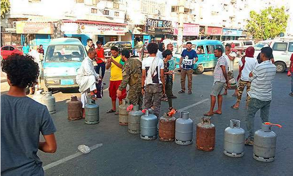 أزمة غاز جديدة تضرب مدينة عدن