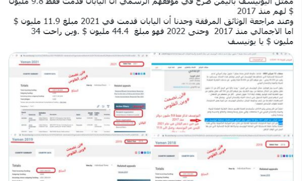 نهب 34مليون دولار.. فضيحة لممثل اليونيسف في اليمن