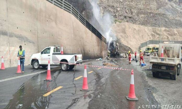 نعاء تكشف سبب حادث المعتمرين بعسير