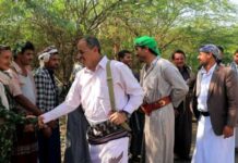 وزير الإعلام يزور المرابطين في محوري الملاحيظ والمدافن بجبهة جيزان وزير الإعلام يزور المرابطين في محوري الملاحيظ والمدافن بجبهة جيزان