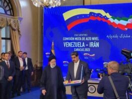 إيران وفنزويلا توقعا 19 وثيقة تعاون بين البلدين بحضور رئيسي ومادورو