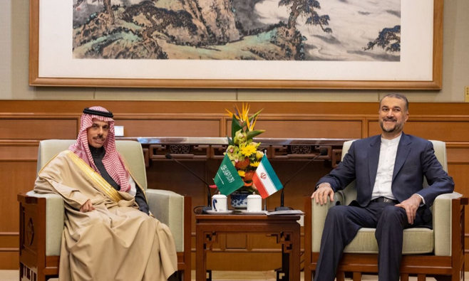 السعودية تستبق زيارة وزير الخارجية الأمريكي بتشكيل أكبر تحالف عسكري مع ايران
