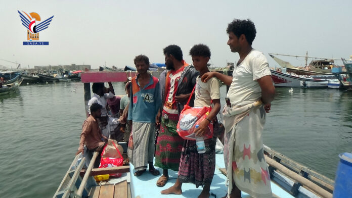 عودة 67 صياداً يمنياً بعد أشهر من اختطافهم وتعذيبهم في سجون ارتيريا