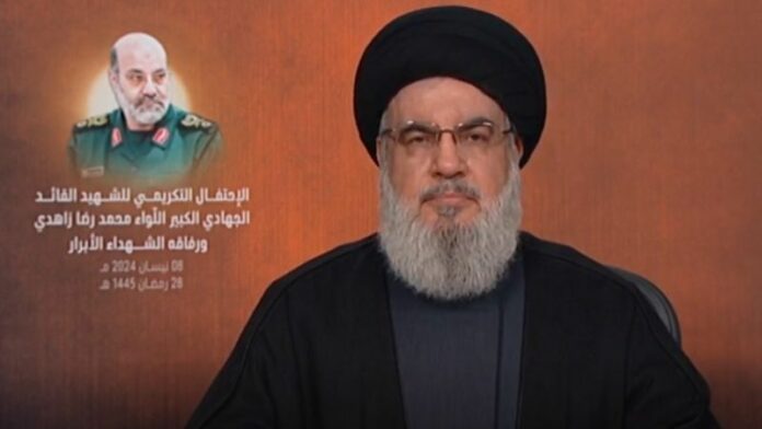 السيد نصر الله: استهداف المستشارين الإيرانيين في سوريا جزء من المعركة الأساسية مع العدو الإسرائيلي
