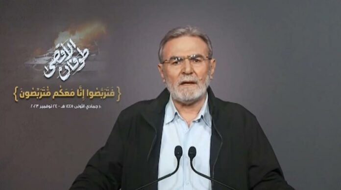 النخالة يطلع السيد الحوثي في اتصال هاتفي على جهود وقف إطلاق النار في غزة
