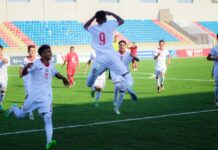 المنتخب اليمني للناشئين يفوز على عمان في إفتتاح بطولة غرب آسيا للناشئين 2024م المنتخب اليمني للناشئين ينتصرون على عمان في إفتتاح بطولة غرب آسيا للناشئين 2024م