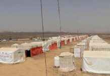 ميليشيا الإصلاح تسرق أموال المنظمات باسم النازحين في مأرب