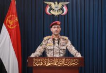 عملية صاروخية يمنية دقيقة تستهدف مطار اللد في فلسطين المحتلة