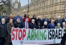 ناشطون بريطانيون يهاجمون مصنعاً عسكرياً متعاوناً مع كيان العدو تضامناً مع غزة