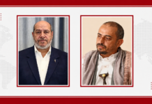 حماس تشيد بمواقف صنعاء: اليمن قدّم الدم في معركة فلسطين وثباته يجسد وحدة القضية والمصير